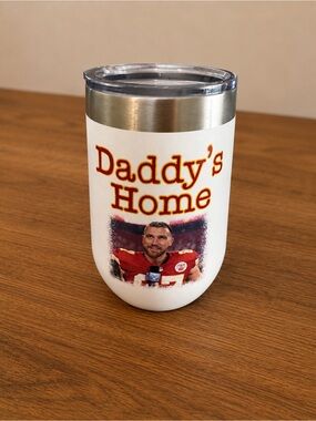 Chiefs Kelce Wine Tumbler